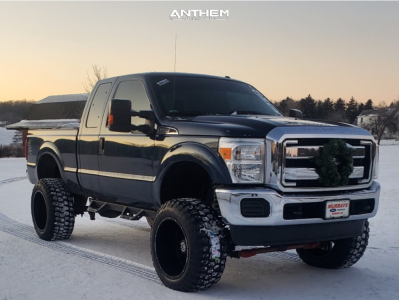 2013 Ford F-250 Super Duty - 22x14 -76mm - Anthem Off-Road Equalizer - Suspension Lift 8" - 37" x 13.5"