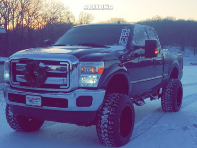 1 2013 F 250 Super Duty Ford Rough Country Suspension Lift 8in Anthem Equalizer Black