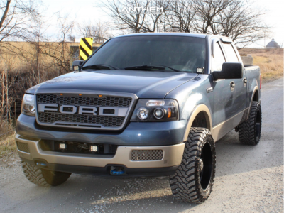2004 Ford F-150 - 20x10 -24mm - Anthem Off-Road Gunner - Leveling Kit - 33" x 12.5"