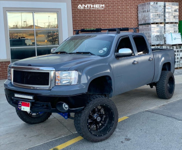 2013 GMC Sierra 1500 - 22x12 -44mm - Anthem Off-Road Instigator - Suspension Lift 5" - 35" x 12.5"