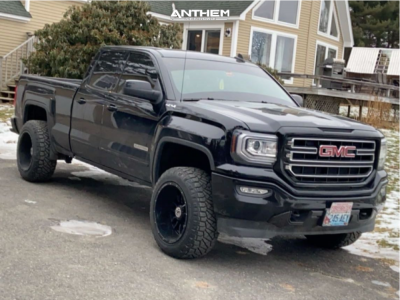 1 2018 Sierra 1500 Gmc Rough Country Leveling Kit Anthem Off Road Gunmetal