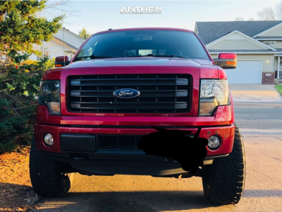 1 2014 F 150 Ford Rough Country Suspension Lift 4in Anthem Equalizer Machined Accents
