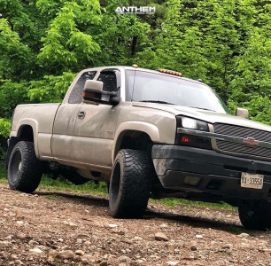 1 2003 Silverado 2500 Hd Chevrolet Stock Air Suspension Anthem Instigator Black