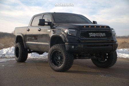 2015 Toyota Tundra - 20x12 -44mm - Anthem Off-Road Avenger - Suspension Lift 8" - 37" x 13.5"
