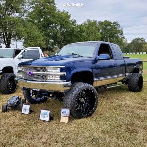 1 1998 K1500 Chevrolet Rough Country Suspension Lift 4in Anthem Equalizer Machined Accents