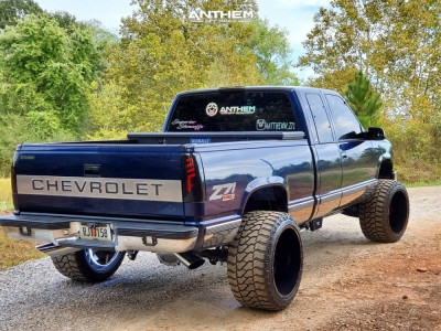 1 1998 K1500 Chevrolet Rough Country Suspension Lift 4in Anthem Equalizer Machined Accents