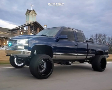 1 1998 K1500 Chevrolet Rough Country Suspension Lift 4in Anthem Equalizer Machined Accents