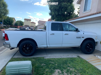 1 2014 1500 Ram Maxtrac Suspension Lift 3in Anthem A712 Defender Black