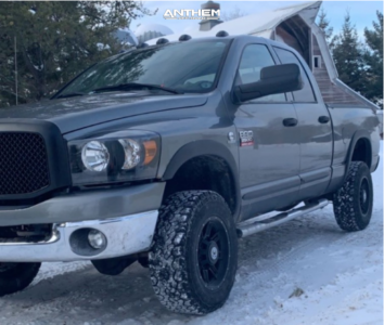 2007 Dodge Ram 2500 - 17x9 0mm - Anthem Off-Road Instigator - Stock Suspension - 265/70R17