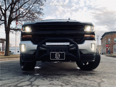 1 2016 Silverado 1500 Chevrolet Bilstein Leveling Kit Anthem A712 Defender Black