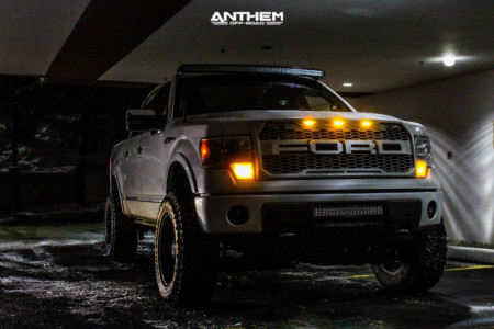 1 2011 F 150 Ford Rough Country Suspension Lift 4in Anthem Instigator Black