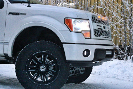 1 2011 F 150 Ford Rough Country Suspension Lift 4in Anthem Instigator Black