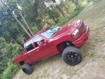 1 2006 Sierra 2500 Hd Classic Gmc Fabtech Suspension Lift 6in Anthem Instigator Machined Black