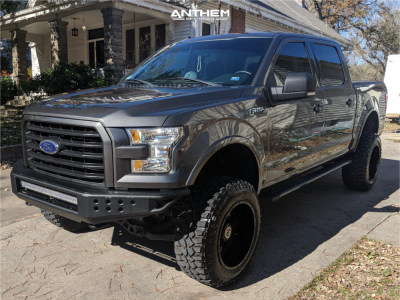 1 2016 F 150 Ford Rough Country Suspension Lift 6in Anthem Instigator Black