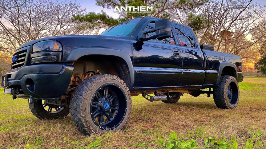 1 2006 Sierra 1500 Gmc Rough Country Suspension Lift 65in Anthem Instigator Matte Black
