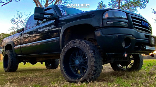 1 2006 Sierra 1500 Gmc Rough Country Suspension Lift 65in Anthem Instigator Matte Black