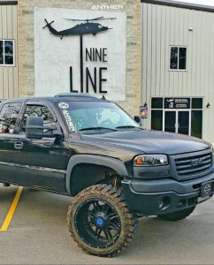 1 2006 Sierra 1500 Gmc Rough Country Suspension Lift 65in Anthem Instigator Matte Black