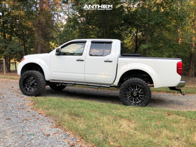 1 2014 Frontier Nissan Rough Country Suspension Lift 6in Anthem Gunner Black