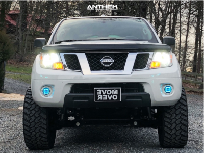 1 2014 Frontier Nissan Rough Country Suspension Lift 6in Anthem Gunner Black