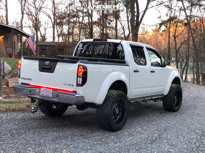 1 2014 Frontier Nissan Rough Country Suspension Lift 6in Anthem Gunner Black