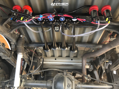 1 2014 Frontier Nissan Rough Country Suspension Lift 6in Anthem Gunner Black