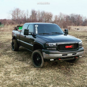 2001 GMC Sierra 2500 HD - 20x10 -25mm - Anthem Off-Road Instigator - Stock Suspension - 33" x 12.5"