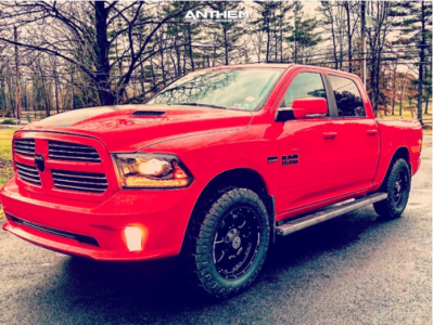 2016 Ram 1500 - 20x9 0mm - Anthem Off-Road Commander - Leveling Kit - 275/65R20