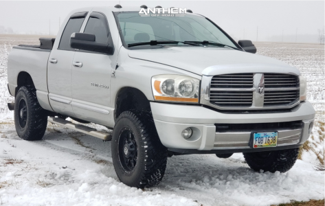 2006 Dodge Ram 2500 - 18x9 12mm - Anthem Off-Road Instigator - Leveling Kit - 295/70R18