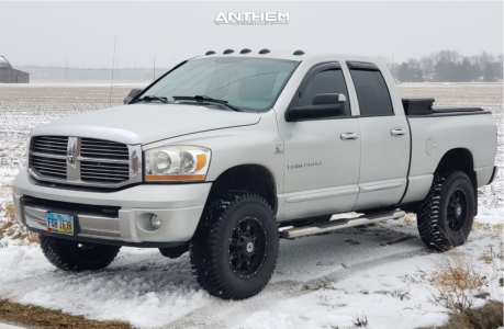 1 2006 Ram 2500 Dodge Rough Country Leveling Kit Anthem Instigator Black