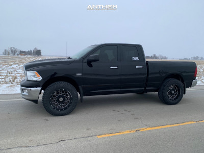 1 2012 Ram 1500 Dodge Rough Country Leveling Kit Anthem Avenger Black