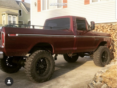 1 1975 F 150 Ford Custom Suspension Lift 4in Anthem A751 Black