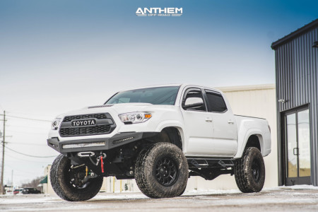 1 2017 Tacoma Toyota Rough Country Suspension Lift 5in Anthem Intimidator Black