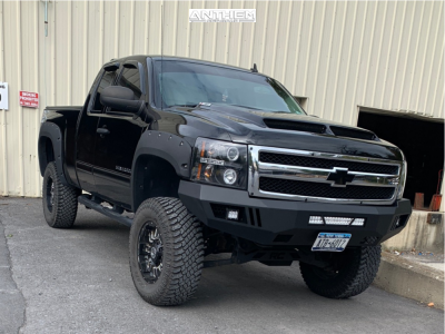 2011 Chevrolet Silverado 1500 - 18x9 18mm - Anthem Off-Road Enforcer - Suspension Lift 7.5" - 35" x 12.5"