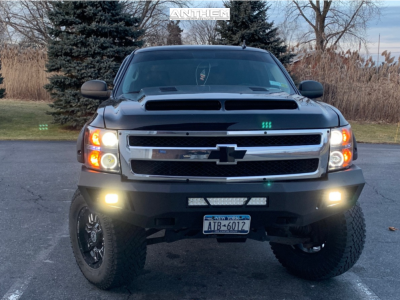 1 2011 Silverado 1500 Chevrolet Rough Country Suspension Lift 75in Anthem Equalizer Machined Accents