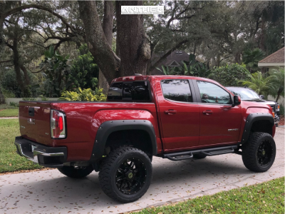 1 2016 Canyon Gmc Rough Country Suspension Lift 6in Anthem Instigator Black