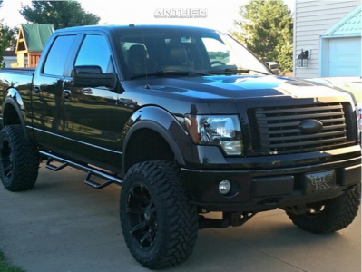 2010 Ford F-150 - 20x10 -24mm - Anthem Off-Road Defender - Suspension Lift 7.5" - 35" x 12.5"