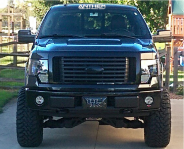 1 2010 F 150 Ford Mcgaughys Suspension Lift 75in Anthem A712 Defender Black