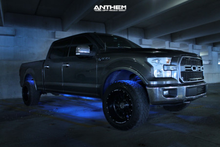 1 2015 F 150 Ford Leveling Kit Leveling Kit Anthem Gunner Matte Black