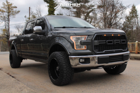 1 2015 F 150 Ford Leveling Kit Leveling Kit Anthem Gunner Matte Black