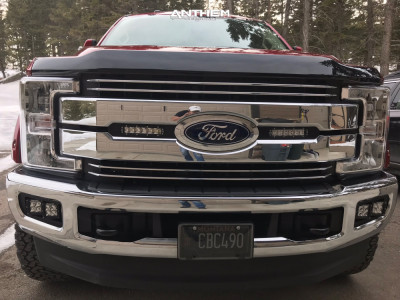 1 2017 F 250 Super Duty Ford Fox Suspension Lift 25in Anthem 711 Black