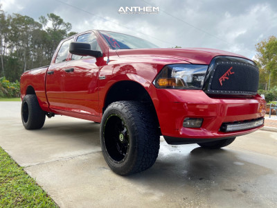 2012 Ram 1500 - 20x12 -44mm - Anthem Off-Road Instigator - Suspension Lift 6" - 305/55R20