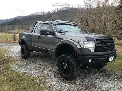 2010 Ford F-150 - 18x9 -12mm - Anthem Off-Road Instigator - Suspension Lift 6" - 33" x 12.5"