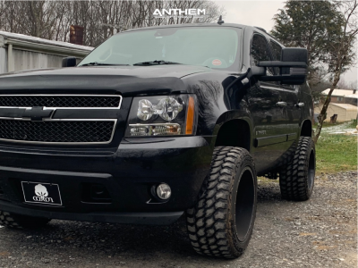 2008 Chevrolet Tahoe - 20x12 -44mm - Anthem Off-Road Gunner - Suspension Lift 3" - 33" x 12.5"