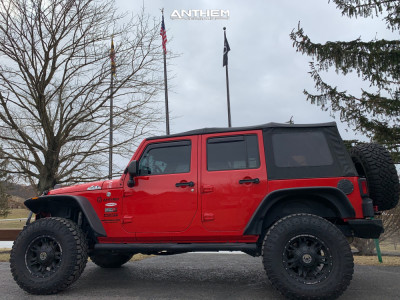 1 2016 Wrangler Jk Jeep Bds Stock Anthem Aviator Matte Black