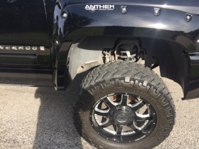 1 2008 Silverado 1500 Chevrolet Bds Suspension Lift 6in Anthem Commander Black