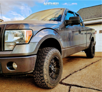 2010 Ford F-150 - 18x9 18mm - Anthem Off-Road Enforcer - Leveling Kit - 275/65R18