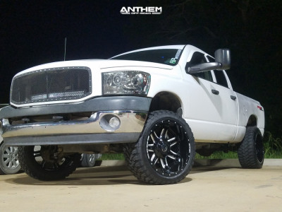 2007 Ram 1500 - 22x12 -44mm - Anthem Off-Road Aviator - Leveling Kit - 33" x 12.5"