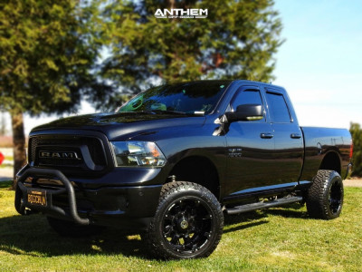 2018 Ram 1500 - 20x12 -44mm - Anthem Off-Road Defender - Suspension Lift 6" - 33" x 12.5"