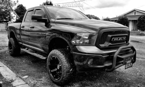 1 2018 1500 Ram Rough Country Suspension Lift 6in Anthem A712 Defender Black