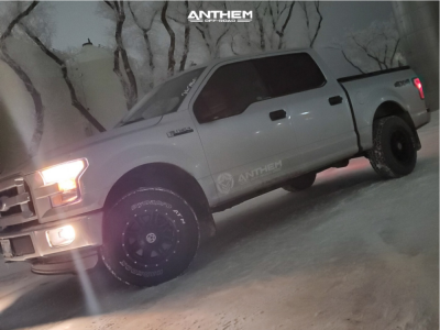 2015 Ford F-150 - 17x9 0mm - Anthem Off-Road Instigator - Leveling Kit - 275/70R17